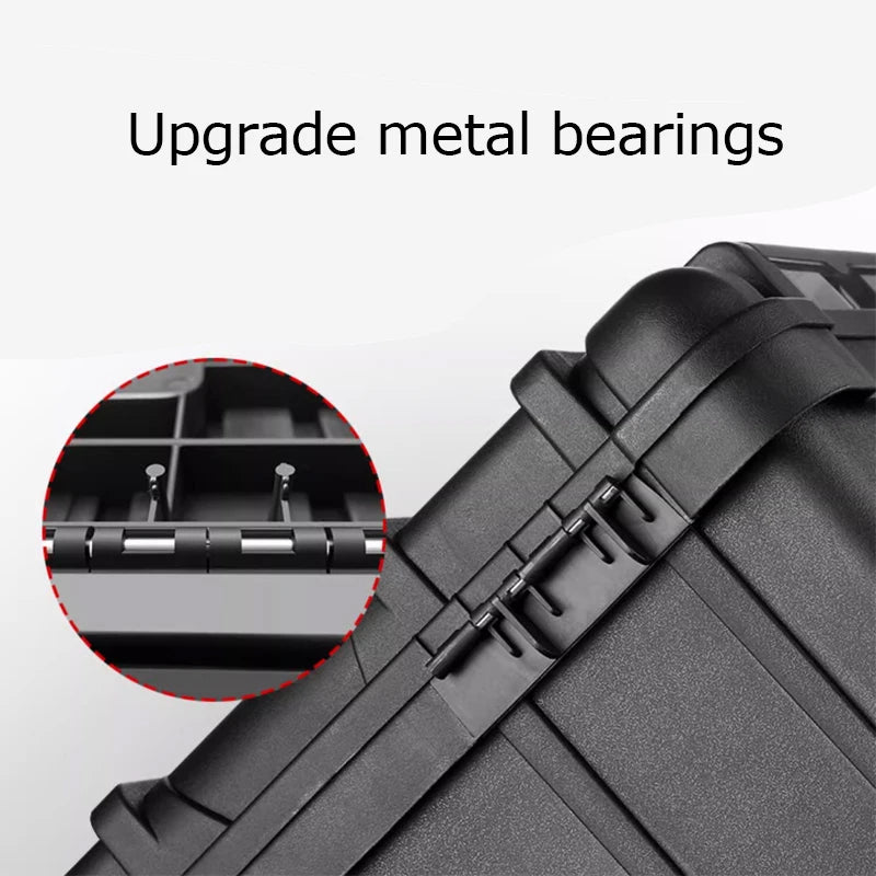 Large Waterproof Tool Box Plastic Hard case Hardware Toolbox 2-Layer Large Tool box Storage Box Portable Toolbox pelican case