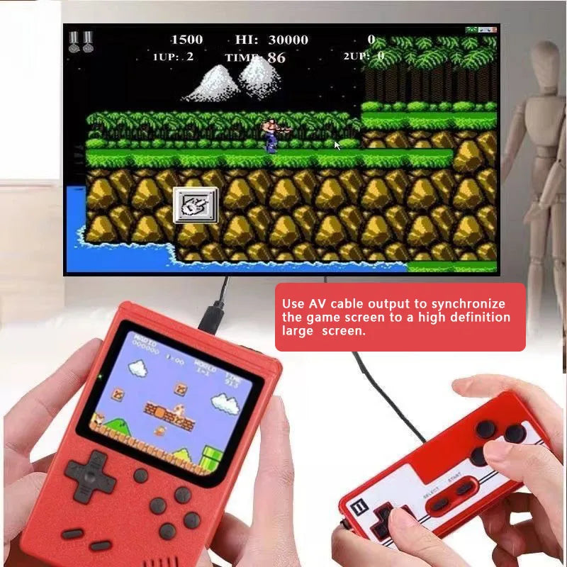 Retro Mini 8-Bit Video Game Console Portable Handheld Player with AV Output Compatible with Gameboy Videojuego