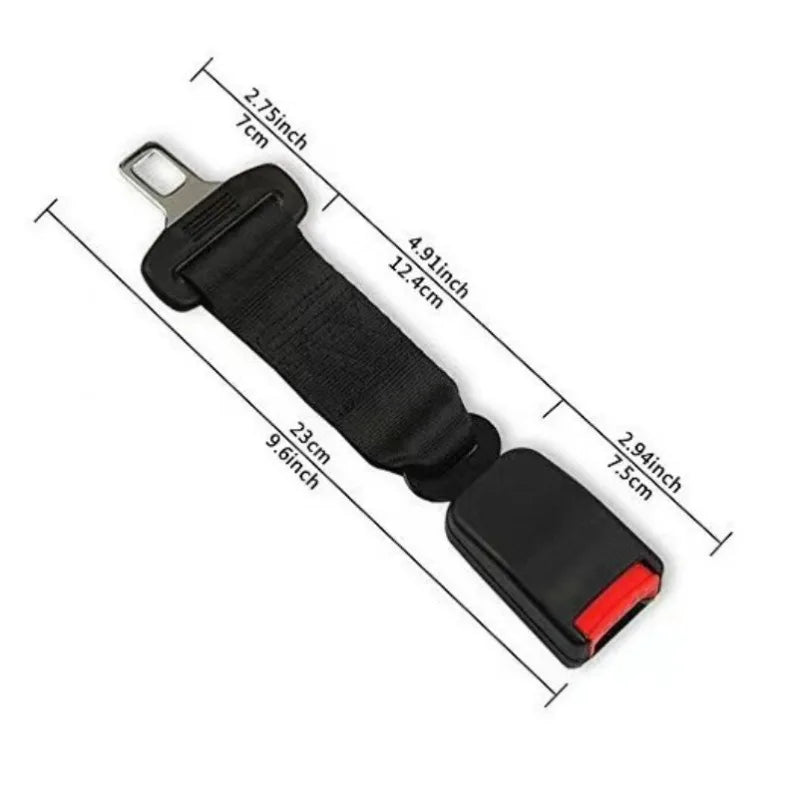 Premium Universal Seat Belt 25 Buckle Extender Clip Heavy Duty Metal Adapter for Car Safety Belts (Compatible with Most Models)