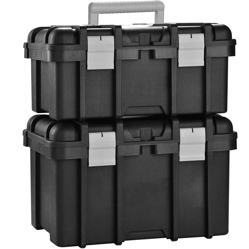 Large Waterproof Tool Box Plastic Hard case Hardware Toolbox 2-Layer Large Tool box Storage Box Portable Toolbox pelican case