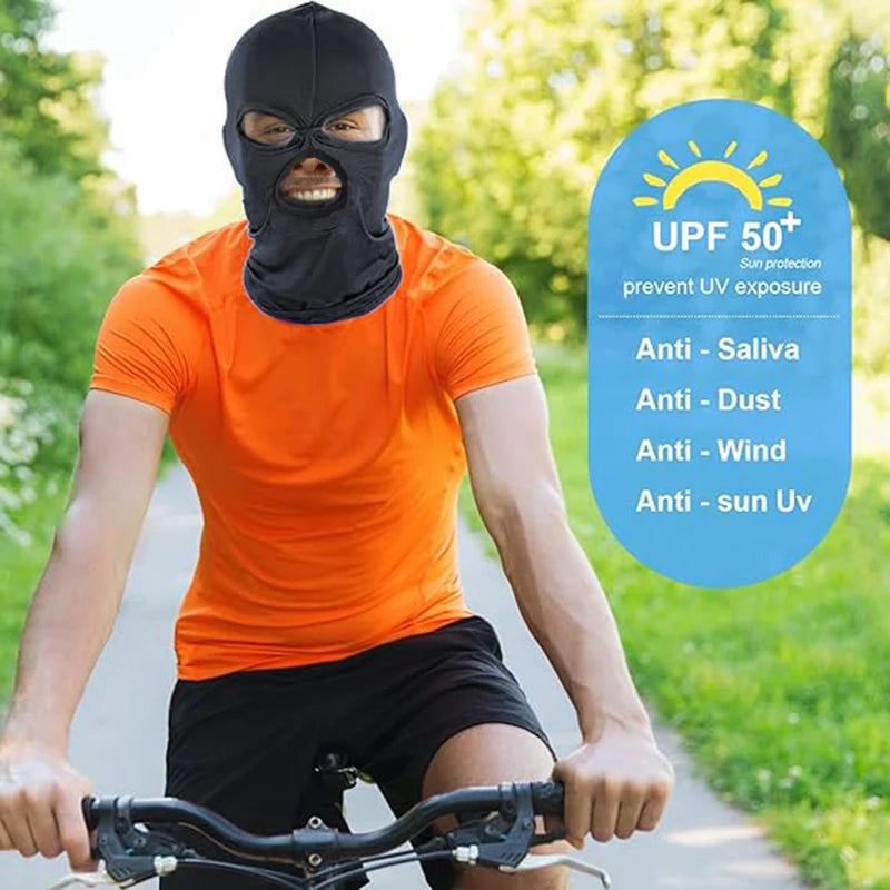 Breathable Full Face Mask Balaclava Mask Outdoor Sports Motorcycle Riding Sports UV Protection Mask