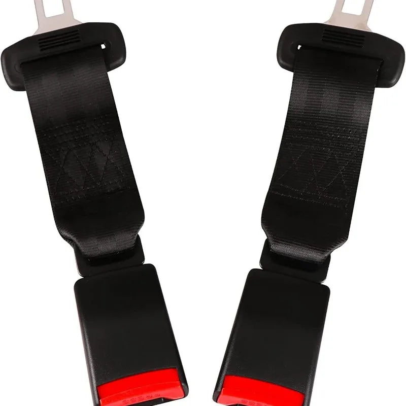 Premium Universal Seat Belt 25 Buckle Extender Clip Heavy Duty Metal Adapter for Car Safety Belts (Compatible with Most Models)