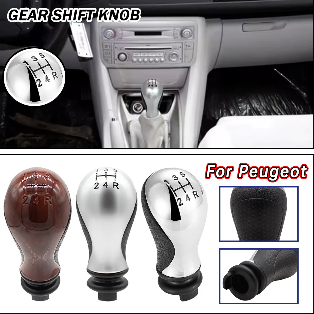 High-quality Gear Shift Knob Lever Shifter Head Replacement Fits For Citroen C5 2001-2008 Xsara Picasso 1999-2008  Interior