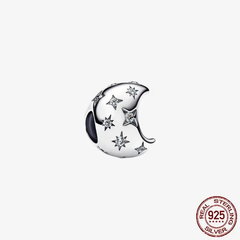 925 Sterling Silver Gold Heart Plated Dangle Charm for Original Bracelet Beads Jewelry DIY Birthday Gift for Women plata de ley