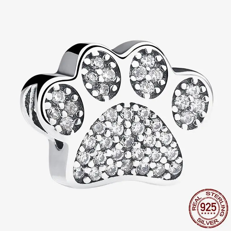925 Sterling Silver Gold Heart Plated Dangle Charm for Original Bracelet Beads Jewelry DIY Birthday Gift for Women plata de ley