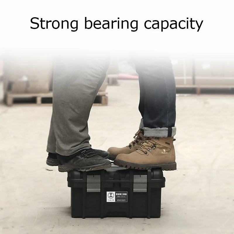 Large Waterproof Tool Box Plastic Hard case Hardware Toolbox 2-Layer Large Tool box Storage Box Portable Toolbox pelican case